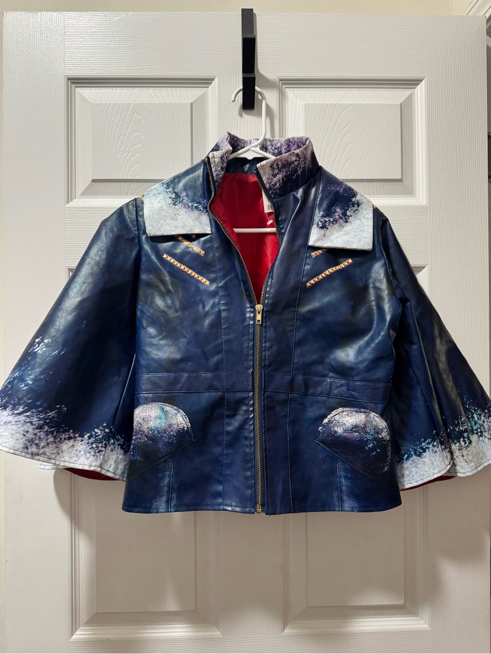 Disney Descendants Navy Blue Jacket with Red Lining